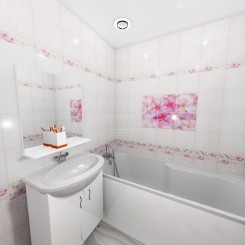 Панели ПВХ 3D Novita «Натюрель» узор (комплект из 3-х панелей)