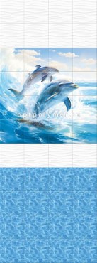 Морские просторы (узор 4 панели)