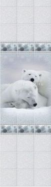 Зимняя сказка медведь узор (мерц.)