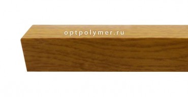 Текстурированный пластиковый уголок Миланский орех